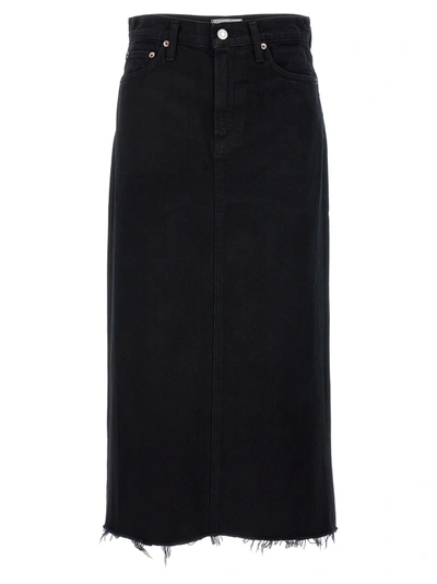 Shop Agolde Della Skirts In Black