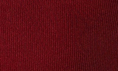 Petal And Pup Loren Ruffle Sleeve Rib Top In Burgundy