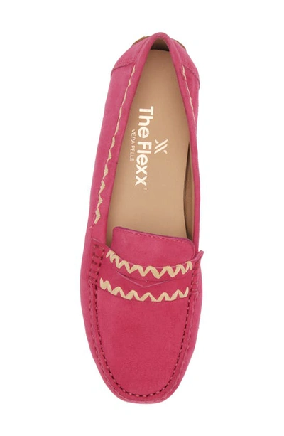 The Flexx Ralf Penny Loafer In Fuxia