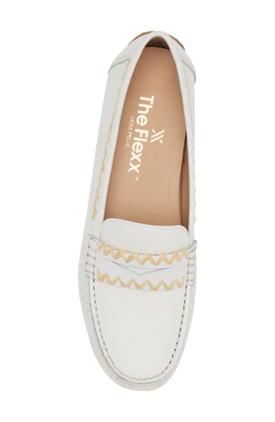 The Flexx Ralf Penny Loafer In White