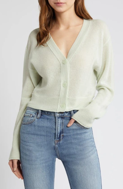 Shop Loveshackfancy Lawrence Cashmere Cardigan In Cactus Blossom
