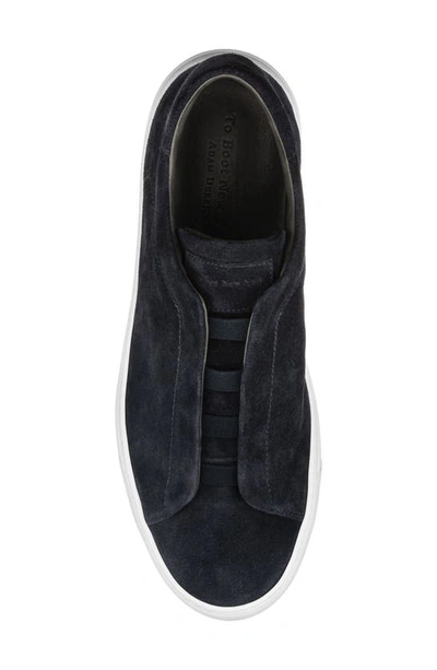 Shop To Boot New York Stone Slip-on Sneaker In Navy Suede