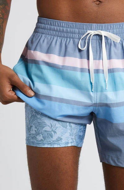 Shop Chubbies Classic Lined 5.5-inch Swim Trunks In The Cadillacs