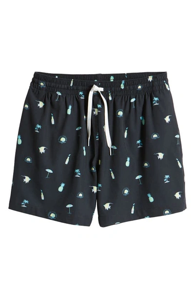 Shop Chubbies Classic Lined 5.5-inch Swim Trunks In The Beach Essentials