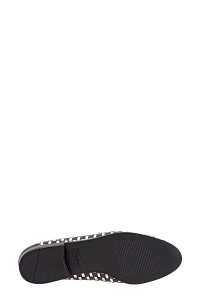 Shop Trotters Liz Slip-on Loafer In Black/ White Leather