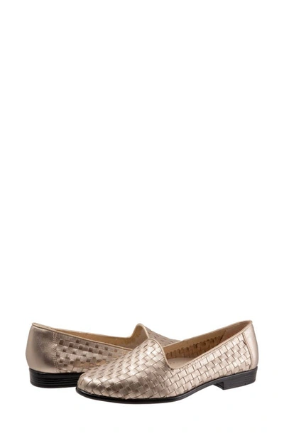 Shop Trotters Liz Slip-on Loafer In Pewter