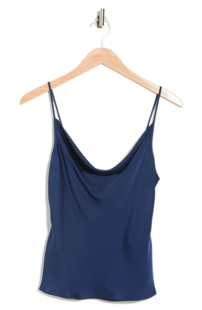 Shop Ramy Brook Abigail Cowl Neck Camisole In Spring Navy