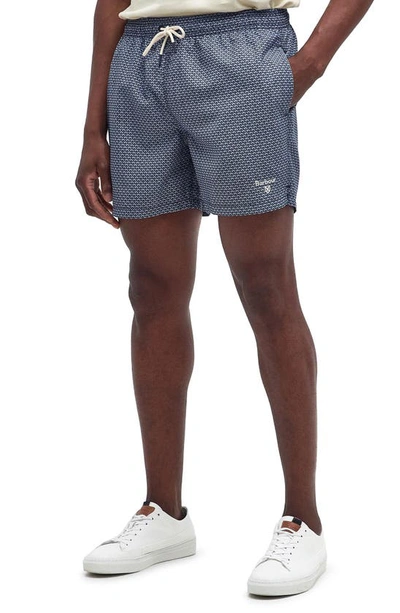 Barbour Shell Swim Trunks In Navy