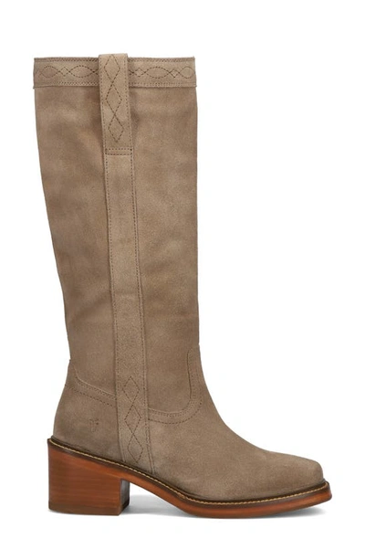 Shop Frye Kate Block Heel Boot In Taupe