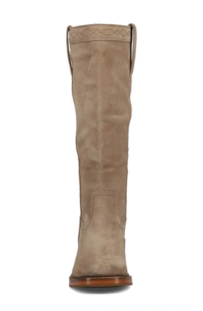 Shop Frye Kate Block Heel Boot In Taupe