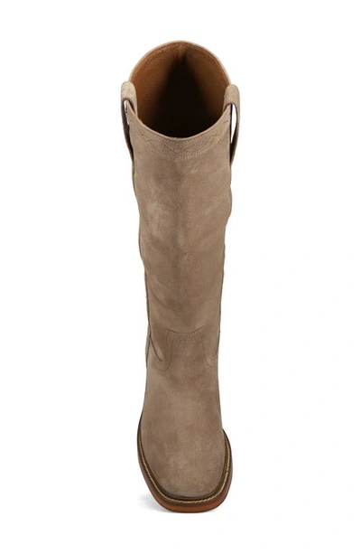 Shop Frye Kate Block Heel Boot In Taupe