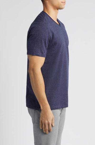 Robert Barakett Thoreau V-neck T-shirt In Navy