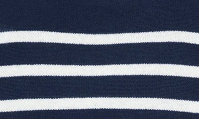 Shop Vineyard Vines Cashere & Linen Boatneck Sweater In Nautical Navy