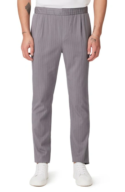 Shop Paige Snider Pinstripe Pull-on Pants In Evening Birch
