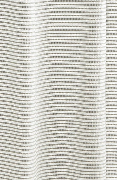 Peri Home Panama Stripe Shower Curtain In Taupe