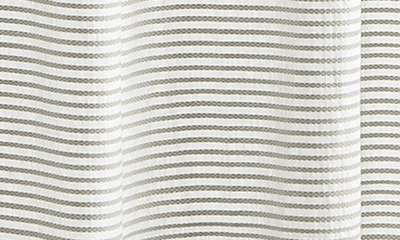 Peri Home Panama Stripe Shower Curtain In Taupe