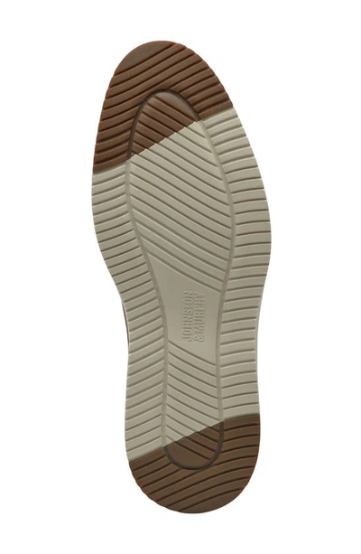 Johnston & Murphy Upton Knit Wingtip Derby In Brown Heathered Knit