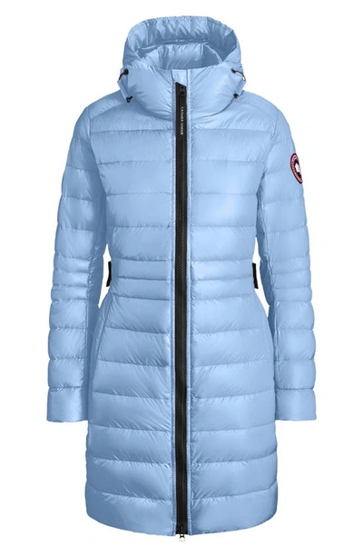 Shop Canada Goose Cypress Packable Hooded 750-fill-power Down Puffer Coat In Daydream-rve Veill