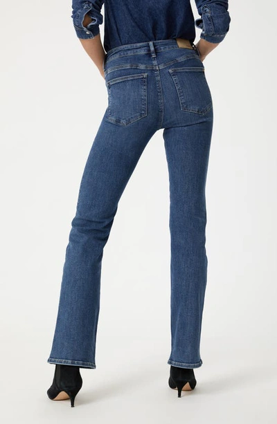 Shop Mavi Jeans Maria High Waist Flare Jeans In Dark Vintage Flex Blue