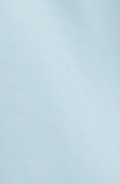 Via Spiga Water Resistant Packable Rain Jacket In Sky Blue