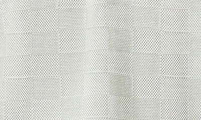 Shop Bugatchi Checkerboard Pattern Piqué Polo In Khaki