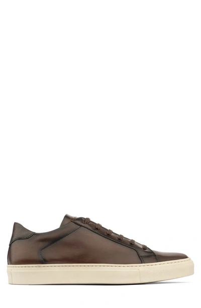 To Boot New York Men's Pescara Leather Low-top Sneakers In Dark Brown