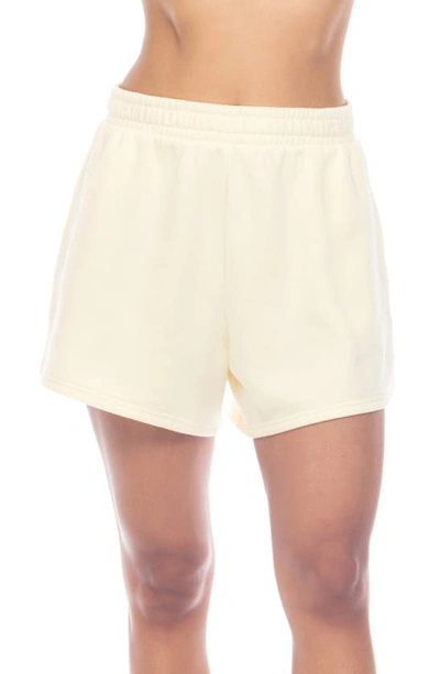 Shop Honeydew Intimates No Plans French Terry Shorts In Daffodil