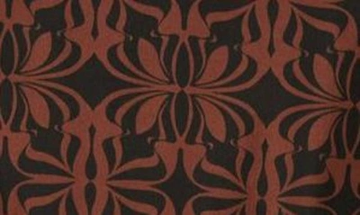Shop Dries Van Noten Graphic Butterfly Print Loose Fit Silk Cocoon Top In Black