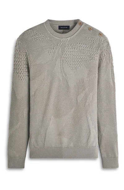 Bugatchi Texture Stitch Sweater In Willow