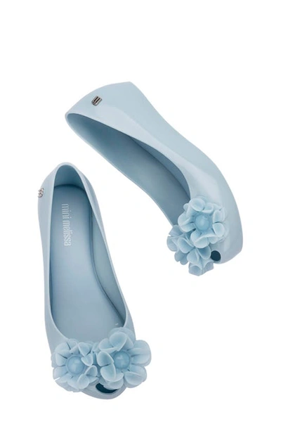 Mini Melissa Girls' Ultragirl Springtime Ballet Flats - Toddler, Little Kid, Big Kid In Blue