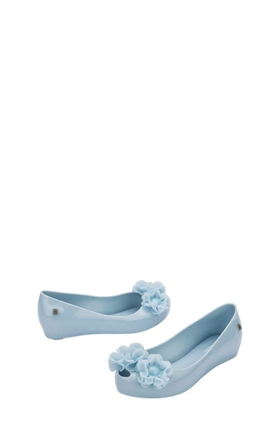 Shop Mini Melissa Kids' Mini Ultragirl Springtime Flat In Blue