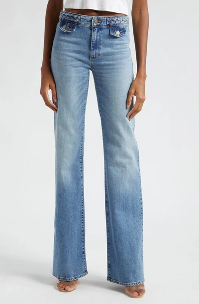 Shop Ramy Brook Itzel Wide Leg Jeans In Light Wash
