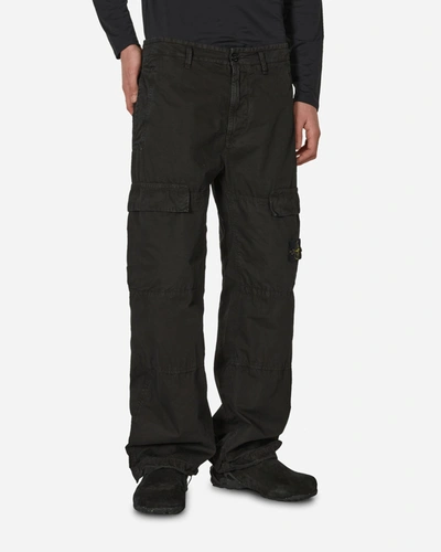 Shop Stone Island Relaxed Fit Cargo Pants In Black