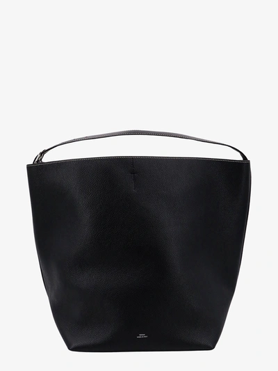 Shop Totême Shoulder Bag In Black