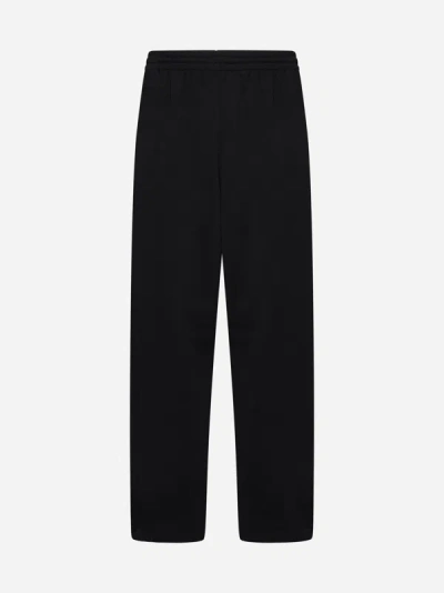 Shop Wardrobe.nyc Cotton Track Pants In Black