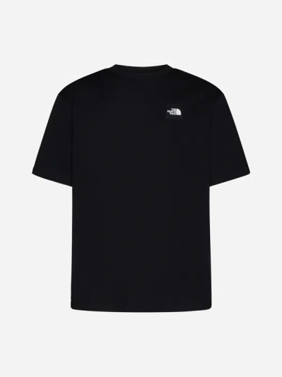 Shop The North Face Logo Cotton T-shirt In Black