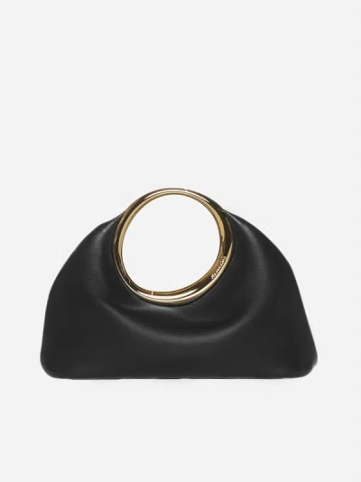 Shop Jacquemus Le Petit Calino Leather Bag In Black