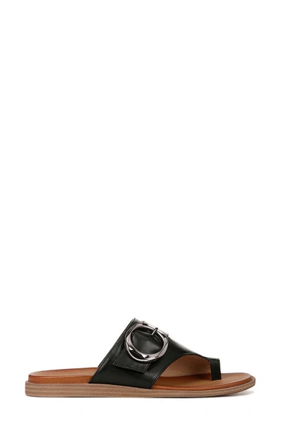Shop Soul Naturalizer Joanie Buckle Sandal In Black Faux Leather