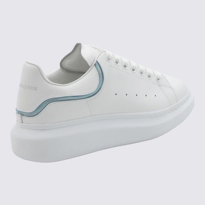 Shop Alexander Mcqueen White Multicolour Oversized Sneakers In White/white