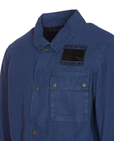Shop Barbour International Jackets In Blue