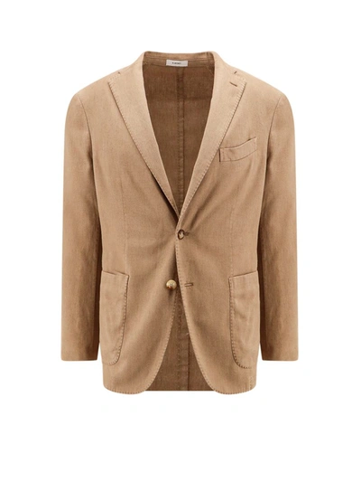 Shop Boglioli Blazer In Beige