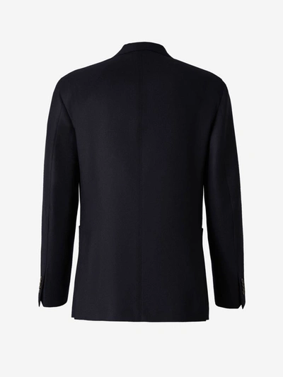 Shop Boglioli Blazer K-jacket Wool In Blau Marí