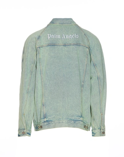 Shop Palm Angels Jackets In Verde