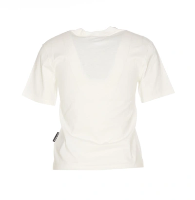 Shop Palm Angels T-shirts And Polos In Bianco