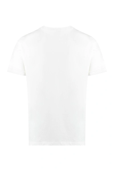 Shop Polo Ralph Lauren Crew-neck Cotton T-shirt In White