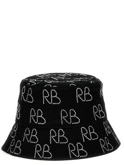 Shop Ruslan Baginskiy Sequin Logo Bucket Hat In Black