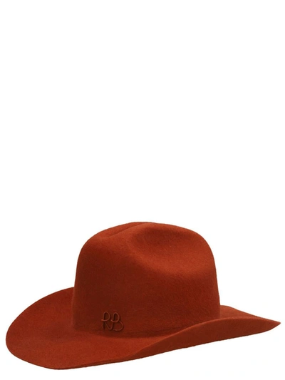 Shop Ruslan Baginskiy Wide Brim Hat In Brown