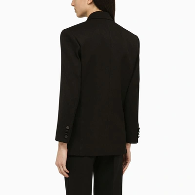 Shop Victoria Beckham Double-breasted Jacket In In Black