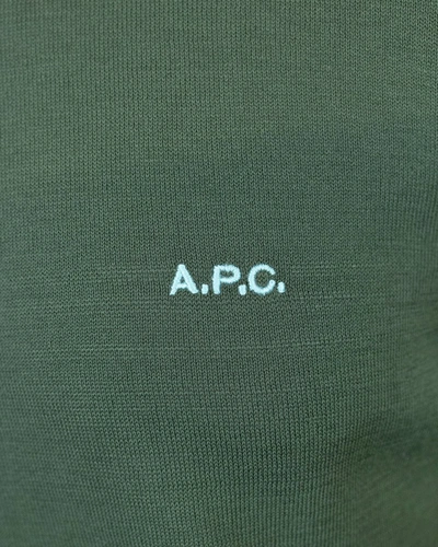 Shop Apc A.p.c. Sweater In Green