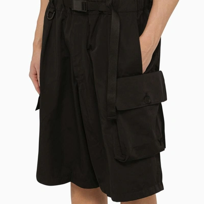 Shop Y-3 Adidas  Cargo Bermuda Shorts In In Black